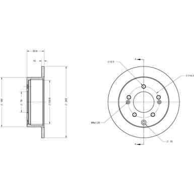 Metzger | Bremsscheibe | 6110396