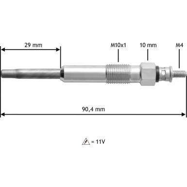 Valeo | Glühkerze | 345102