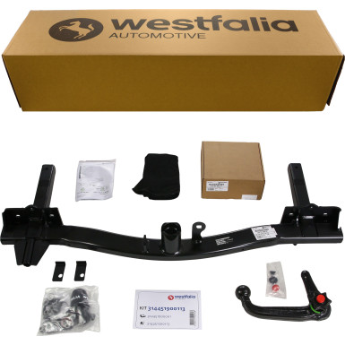 Westfalia | Anhängevorrichtung | KIT abnehmbar, vertikal (A40V) inkl. E-Satz | 314451900113