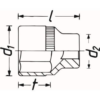 Hazet | Steckschlüsseleinsatz | 1100SLG-32