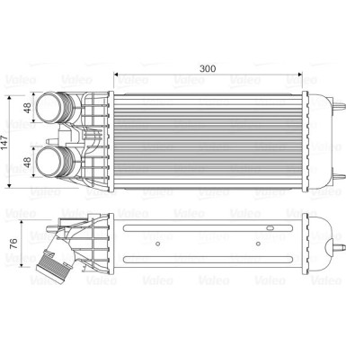 Valeo | Ladeluftkühler | 818547