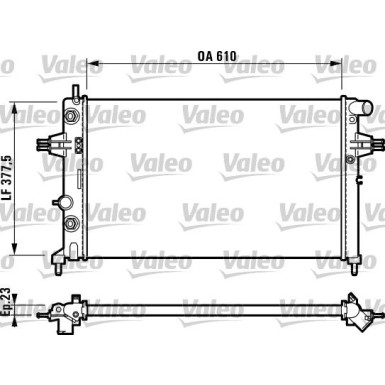 Valeo | Kühler, Motorkühlung | 732549