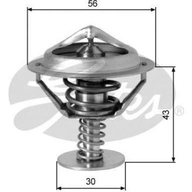 Gates | Thermostat, Kühlmittel | TH05382G1