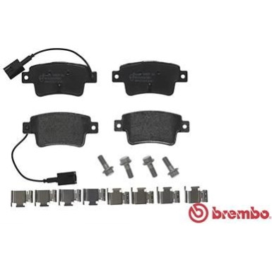 Brembo | Bremsbelagsatz, Scheibenbremse | P 23 142