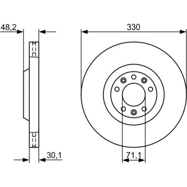 BOSCH | Bremsscheibe | 0 986 479 192