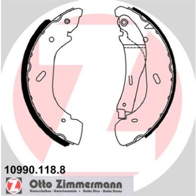 Zimmermann | Bremsbackensatz | 10990.118.8