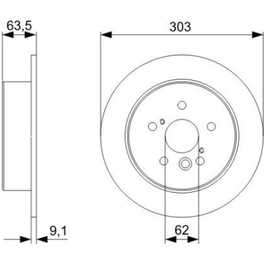 BOSCH | Bremsscheibe | 0 986 479 C02