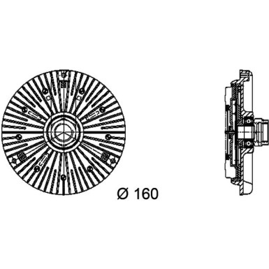 Mahle | Kupplung, Kühlerlüfter | CFC 94 000P