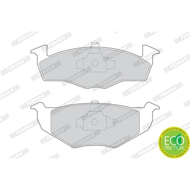 Ferodo | Bremsbelagsatz, Scheibenbremse | FDB1054