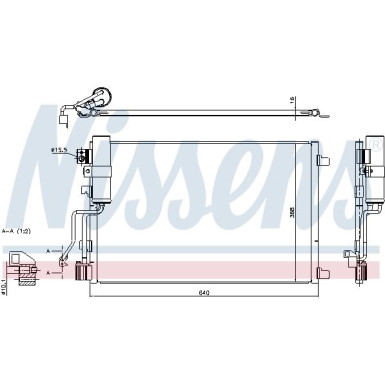 Nissens | Kondensator, Klimaanlage | 940417