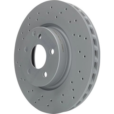 ATE 24.0132-0100.1 Bremsscheibe passend für MERCEDES-BENZ C-Klasse, E-Klasse 322,0x32,0mm, 5x112,0, gelocht/innenbel., beschichtet, legiert/hochgekohlt