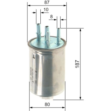 BOSCH | Kraftstofffilter | F 026 402 740