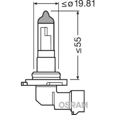 Osram | Glühlampe, Hauptscheinwerfer | Original H10 12V Faltschachtel | 9145