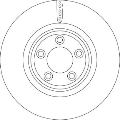 TRW | Bremsscheibe | DF6223S