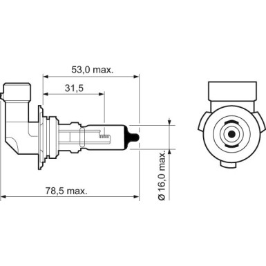 Valeo | Glühlampe, Fernscheinwerfer | 032015