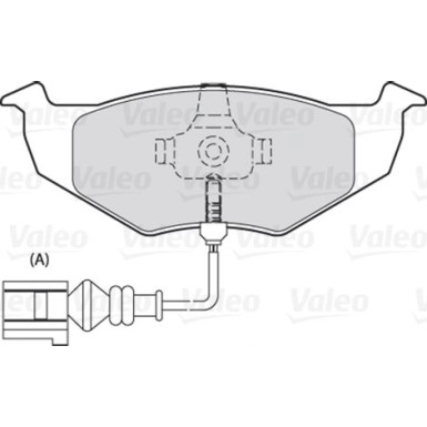 Valeo | Bremsbelagsatz, Scheibenbremse | 301488