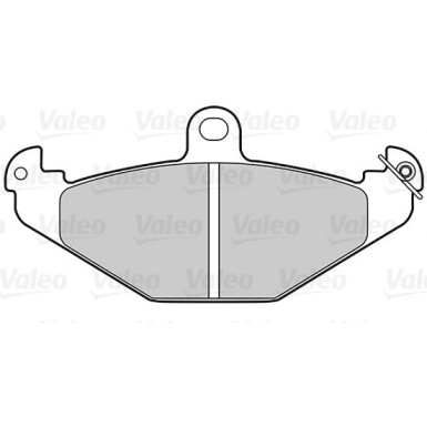 Valeo | Bremsbelagsatz, Scheibenbremse | 301007