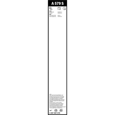 BOSCH A 579 S Scheibenwischer Aerotwin 3 397 007 579