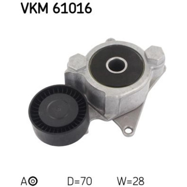 SKF | Spannrolle, Keilrippenriemen | VKM 61016