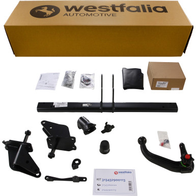 Westfalia | Anhängevorrichtung | KIT abnehmbar, vertikal (A40V) inkl. E-Satz | 313432900113