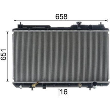 Mahle | Kühler, Motorkühlung | CR 740 000S