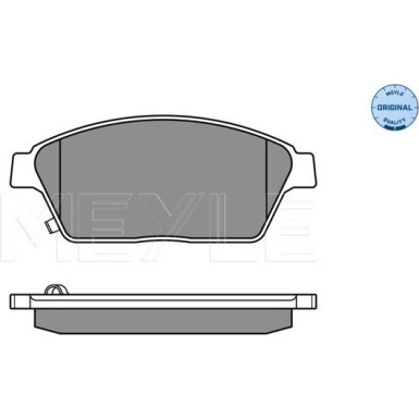 Meyle | Bremsbelagsatz, Scheibenbremse | 025 250 3418/W