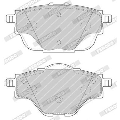 Ferodo | Bremsbelagsatz, Scheibenbremse | FDB4766 Ferodo | Bremsbelagsatz, Scheibenbremse | FDB4766