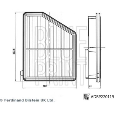 Blue Print | Luftfilter | ADBP220119