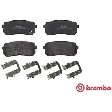 Brembo | Bremsbelagsatz, Scheibenbremse | P 30 035