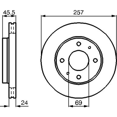 BOSCH | Bremsscheibe | 0 986 478 774