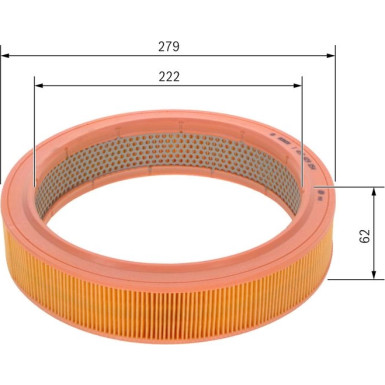 BOSCH 1 457 429 054 Luftfilter