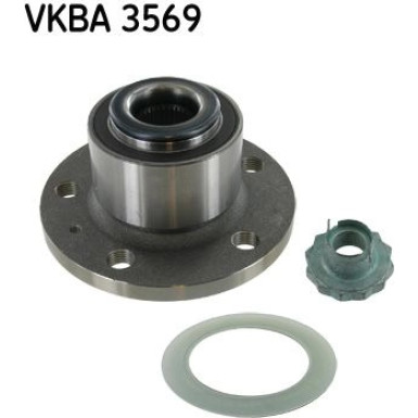 SKF VKBA 3569 Radlagersatz mit integriertem ABS-Sensor, 72mm