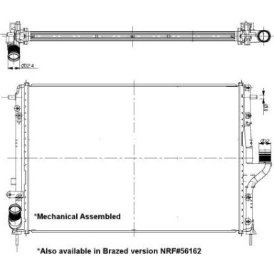 NRF | Kühler, Motorkühlung | 53092