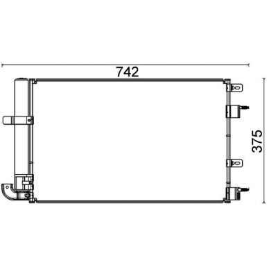 Mahle | Kondensator, Klimaanlage | AC 703 000P