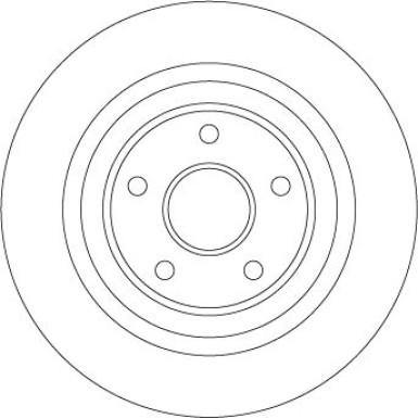 TRW | Bremsscheibe | DF4413BS