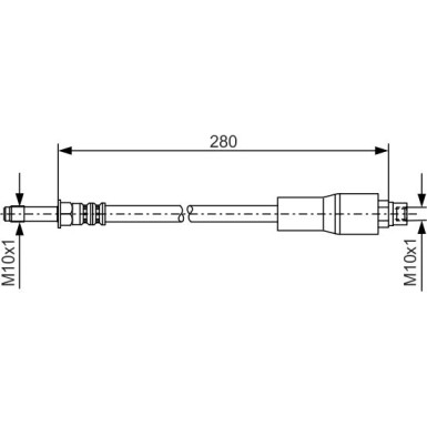 BOSCH | Bremsschlauch | 1 987 476 173