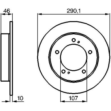 BOSCH | Bremsscheibe | 0 986 478 377