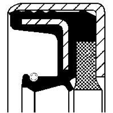 Corteco | Wellendichtring, Radnabe | 12001913B