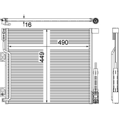 Mahle | Kondensator, Klimaanlage | AC 570 000P