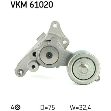 SKF | Spannrolle, Keilrippenriemen | VKM 61020