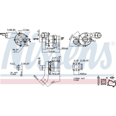 Nissens | Lader, Aufladung | 93101