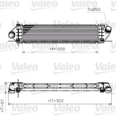 Valeo | Ladeluftkühler | 818246