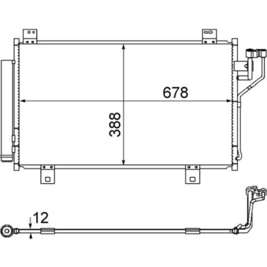 Mahle | Kondensator, Klimaanlage | AC 865 000S