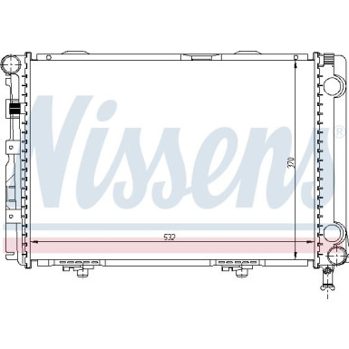 Nissens | Kühler, Motorkühlung | 62549A