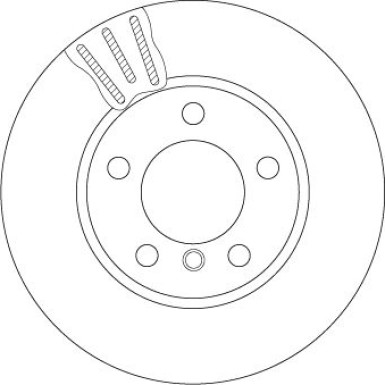 TRW | Bremsscheibe | DF6136