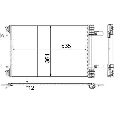 Mahle | Kondensator, Klimaanlage | AC 886 000P