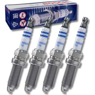 4x BOSCH 0 242 129 510 Zündkerze Nickel