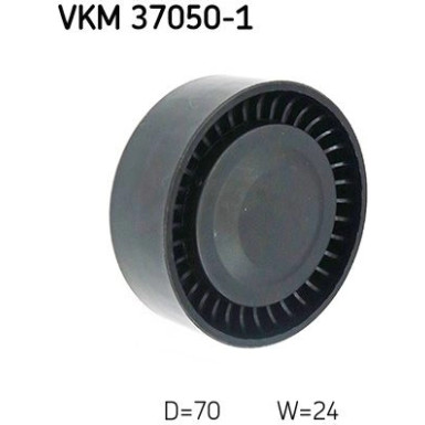 SKF | Umlenk-/Führungsrolle, Keilrippenriemen | VKM 37050-1