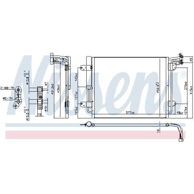 Nissens | Kondensator, Klimaanlage | 940802