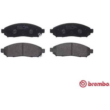 Brembo | Bremsbelagsatz, Scheibenbremse | P 56 096